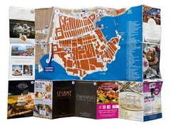Dubrovnik, Croatia City Map, Foldable Map And Adverts