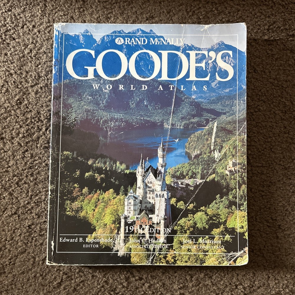 RAND MCNALLY GOODE’S WORLD ATLAS -19TH EDITION – 1995 PB