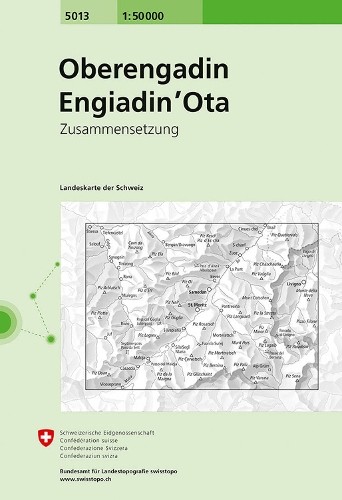 Oberengadin (Map) (UK IMPORT)