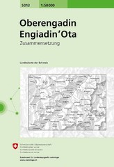 Oberengadin (Map) (UK IMPORT)