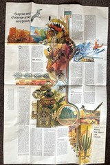 VERY COLLECTABLE CLOSE UP USA 4 NATIONAL GEOGRAPHIC MAP POSTERS 1976 14 STATES