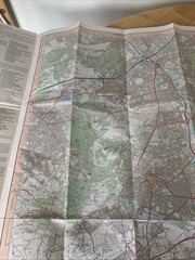 Explorer 145 Guildford & Farnham Godalming Farnborough Map 1998 Ordnance Survey