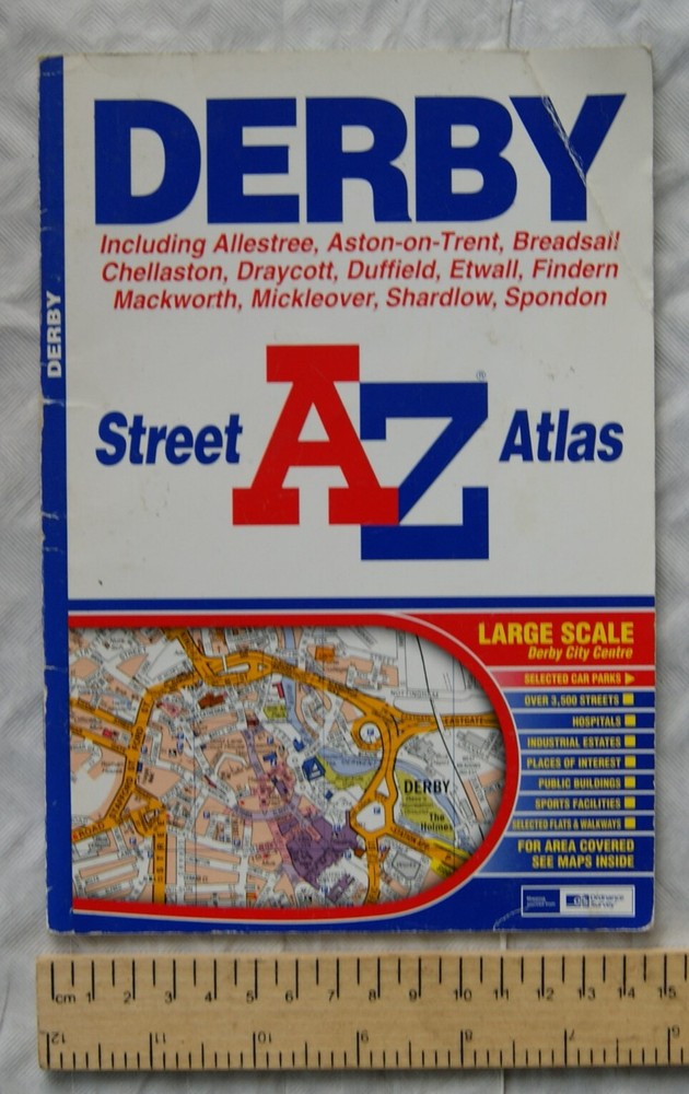 2004 Geographers A-Z Street Atlas – Derby, Allestree, Aston-on-Trent, Breadsall