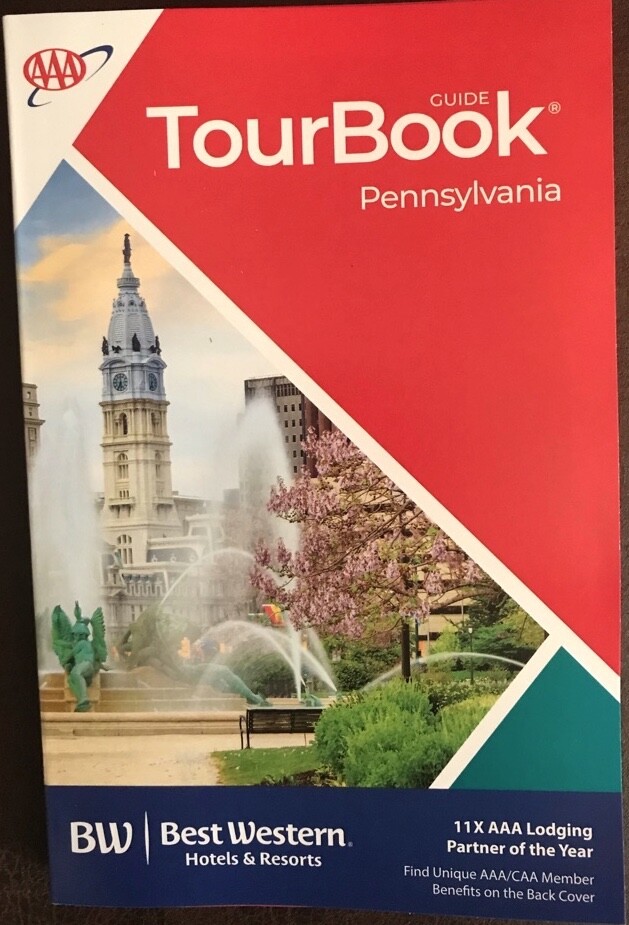 Pennsylvania Tour Book Guide Atlas Maps Events Hotels Motels 2021