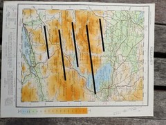 ORDNANCE SURVEY OF IRELAND MAP Set of 7 popular locations. 1/2 in to 1 mile.