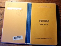 West Lewis & North Harris Ordance Survey Sheet 13 (special library ed) Scotland