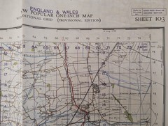 Vintage Second World War 1951 Ordnance Survey Map – Doncaster, WWII Map