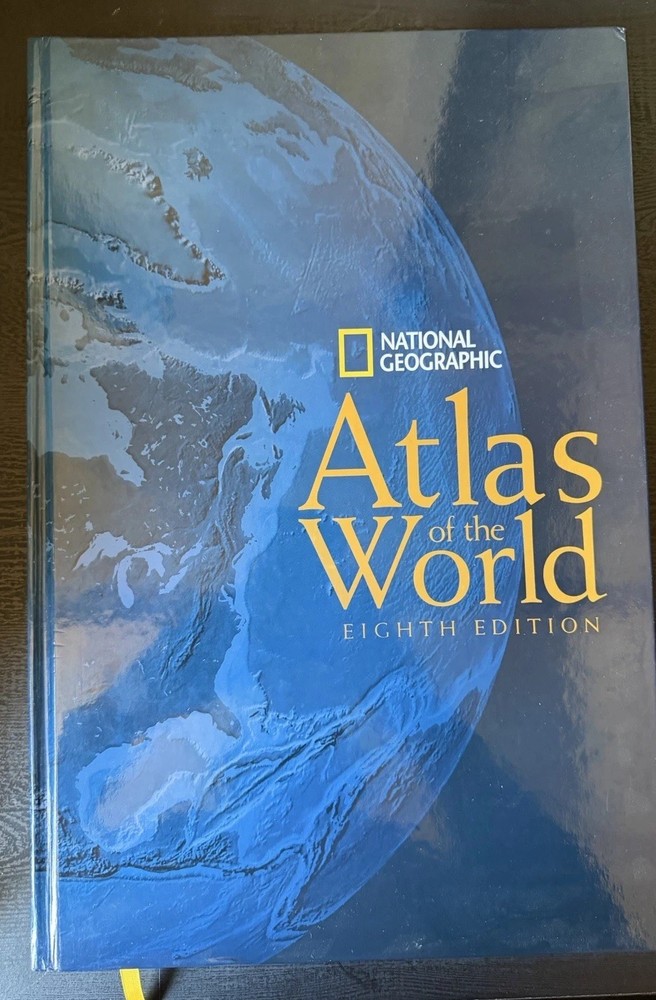 National Geographic Atlas Of The World Eighth Edition Preowned Box Large Book￼