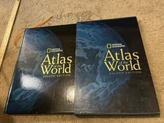 National Geographic Atlas of the World Eighth Edition Hardcover Oversized 2004