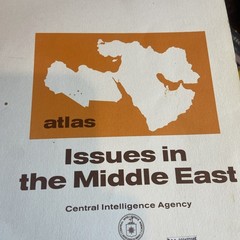 Central Intelligence Agency Atlas Of The Middle East January 1973 CIA Vtg RARE
