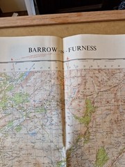 Ordnance Survey Map Of Great Britian – BARROW-IN-FURNESS – 1965 – 1/63360