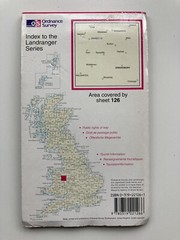 Ordnance Survey Landranger Map 126 Shrewsbury & Shrewsbury Town Plan