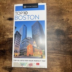 Top10 Boston Travel Guide Book And Map