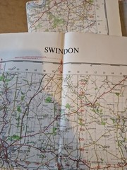 Ordnance Survey Map Of Great Britian – SWINDON – 1961 – 1/63360