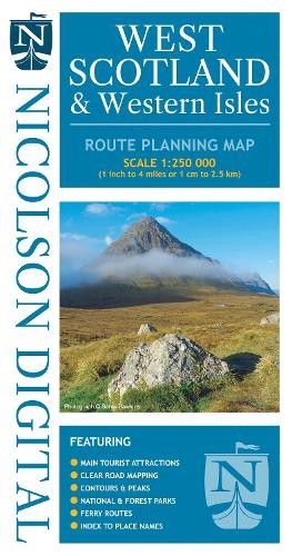 Val Fry Nicolson West Scotland & Western Isles (Map)