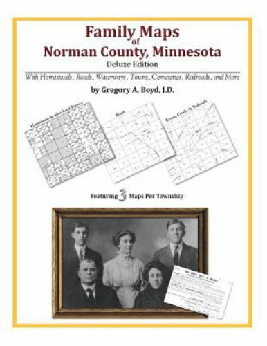 Family Maps of Norman County, Minnesota by Boyd J. D., Gregory A., Like New U…
