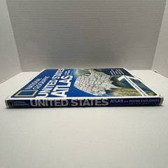 National Geo. United States & World Atlas for Young Explorers Kids- Jacket Flaws