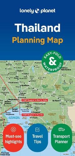Lonely Planet Thailand Planning Map (Map) Map