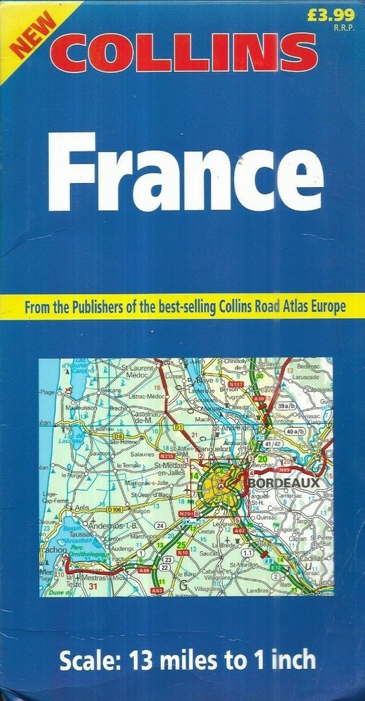 Collins France (Sheet map, 1997)