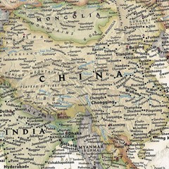 National Geographic Reference Map Poster World Map Wall Hanging 5x3ft 7x5ft