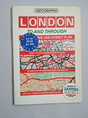Geographia London To and Through Guide & Street Plan 1986