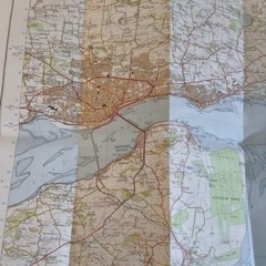 OS Ordnance Survey Dundee 1:50000 Map sheet 54 Scotland, First series 1976