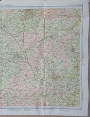 Bartholomew Half-Inch Contoured Map, Sheet 19: Warwickshire (1967).