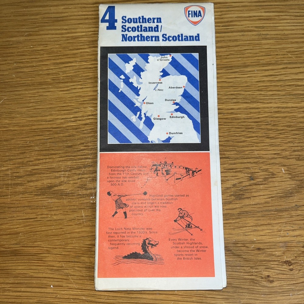 Vintage 4 Fina Southern Scotland Notthern Scotland