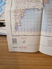 Ordnance Survey Map Of Great Britian – TRURO AND FALMOUTH – 1965 – 1/63360