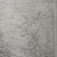 Alan Godfrey Old Ordnance Survey Map Northallerton & Cleveland Hills 1904 S.42