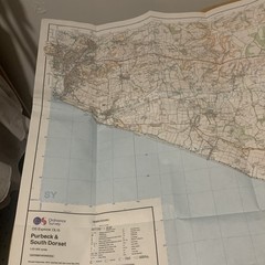 Ordnance Survey Explorer OL15 Purbeck & South Dorset Pool Dorchester Weymouth