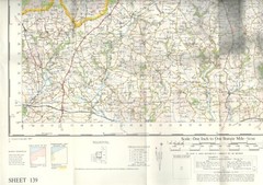 Cardigan Sheet 139 Ordnance Survey One-Inch Map Seventh Edition Copyright 1967
