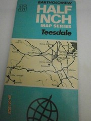 Vintage Map Bartholomew Half Inch Map Series Teesdale No: 35 Dated 1971