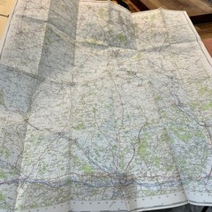 OXFORD & NEWBURY Ordnance Survey Map 1959 Sheet 158 Seventh Series Goring