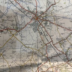 THE CHILTERNS Ordnance Survey Map 1959 Sheet 165 Seventh Series Henley on Thames