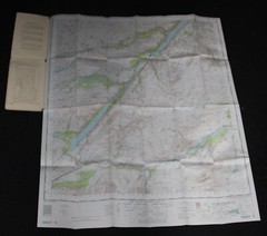 Ordnance Survey One Inch Map – Fort Augustus – Sheet 36 – 1961