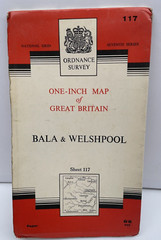 Ordnance Survey – 7th Series – Bala & Welshpool – Sheet 82 – 1967 – 1″ to 1 ml