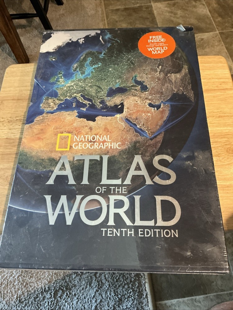National Geographic Atlas of the World Tenth Edition 2014 Hardcover NEW Sealed