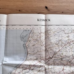 Vintage Ordinance Survey Map Sheet Keswick
