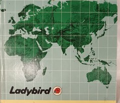 Vintage 1985 Ladybird World Atlas Illustrated Geography Reference Book Hardback