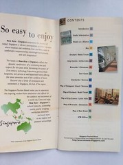 Vintage Travel Guide with Map – Hotels 1999 Singapore New Asia by Tourism Board