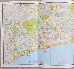 Bournemouth Street Maps x 3, Published by Tourism Department/Services 1990/92/97