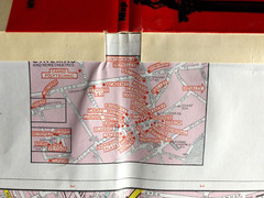 London Geographia vintage map, Circa 1970s