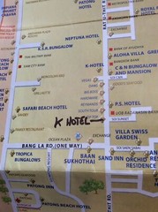 Vintage ‘Gems Gallery’ Map – ‘Map The Ultimate Thailand’ Bangkok Phuket Thailand