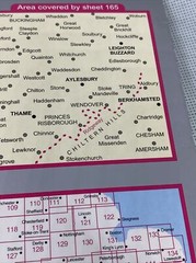 Aylesbury and Leighton Buzzard, Thame and Berkhamstead (Landranger Maps) (OS Lan