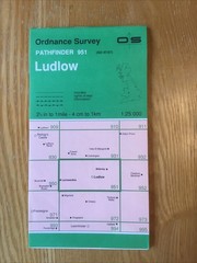 1983 Ordnance Survey Pathfinder Map 951 SO 47/57 Ludlow (incl Bitterley )