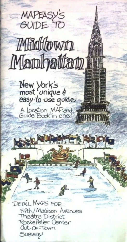 Mapeasy’s Guidemap To Midtown Manhattan Map And Guidebook NS