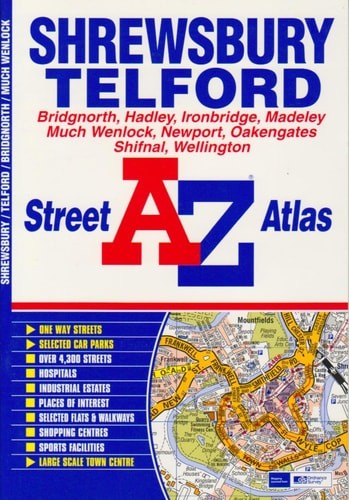 Shrewsbury and Telford Street Atlas, , Good Book