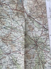 Bartholomew New Reduced Survey Cloth Maps c1900 2 mile to 1″ Priced Individually