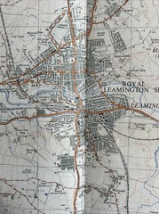 ROYAL LEAMINGTON SPA Ordnance Survey First Series Sheet SP36 1:25,000 1951 Ufton